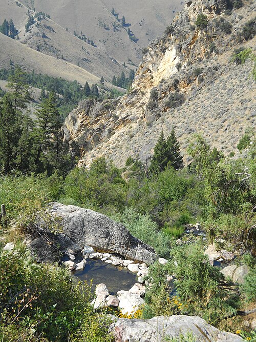 Canyon near Goldbug Hot Springs